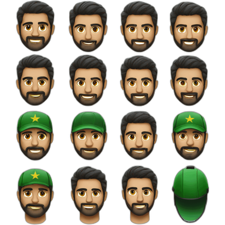 Pakistani cricket team emoji