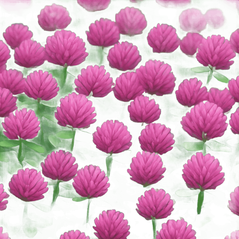 Red clover emoji