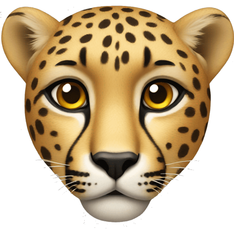 cheetah face emoji