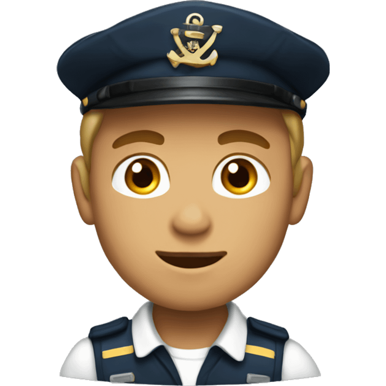 A cabin boy in the marine emoji