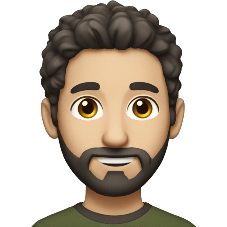 Aza Raskin, Co-Founder of Center for Humane Technology, white male with dark brown very short hair, short scruff and beard emoji