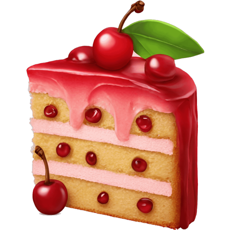 Cherry cake  emoji