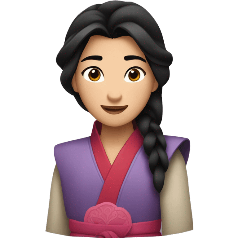 Mulan enamorada emoji