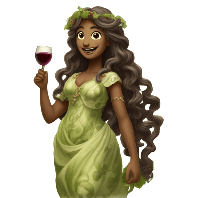 dionysus as a girl emoji