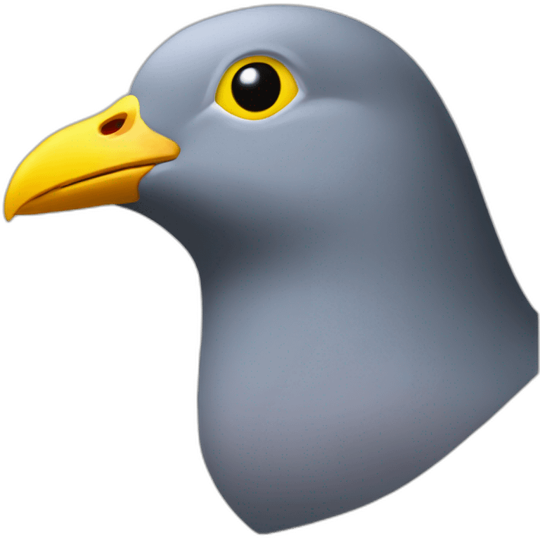 wood-pigeon-with-yellow-beak emoji