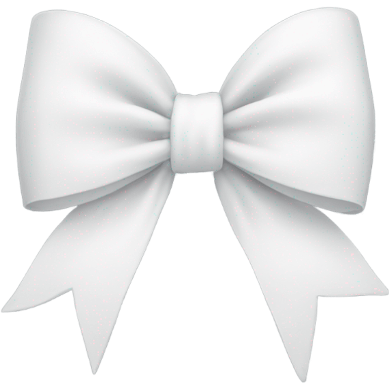 white bow on w bow emoji