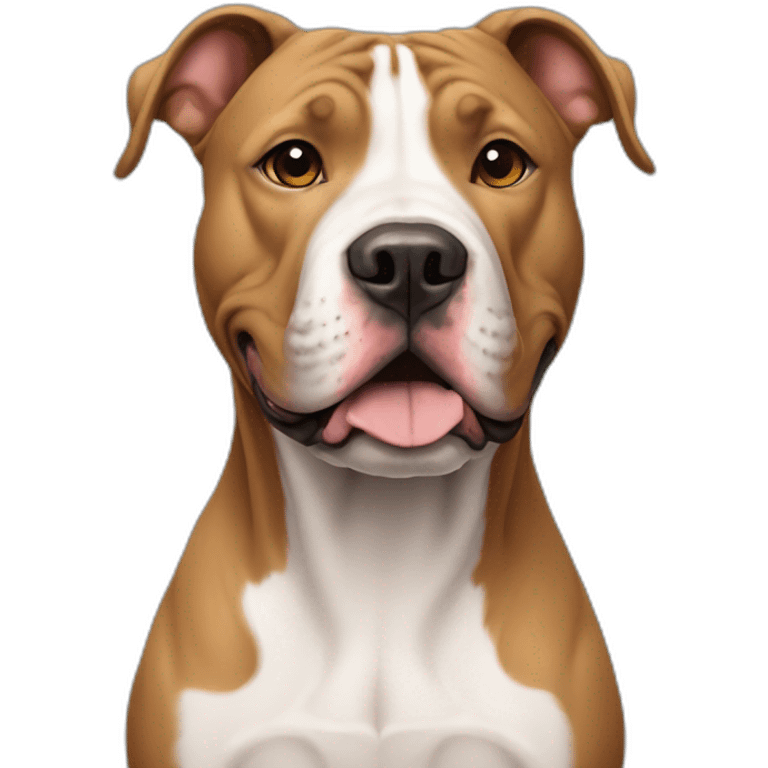 Dog-american-pit-bull-terrier-full-body emoji