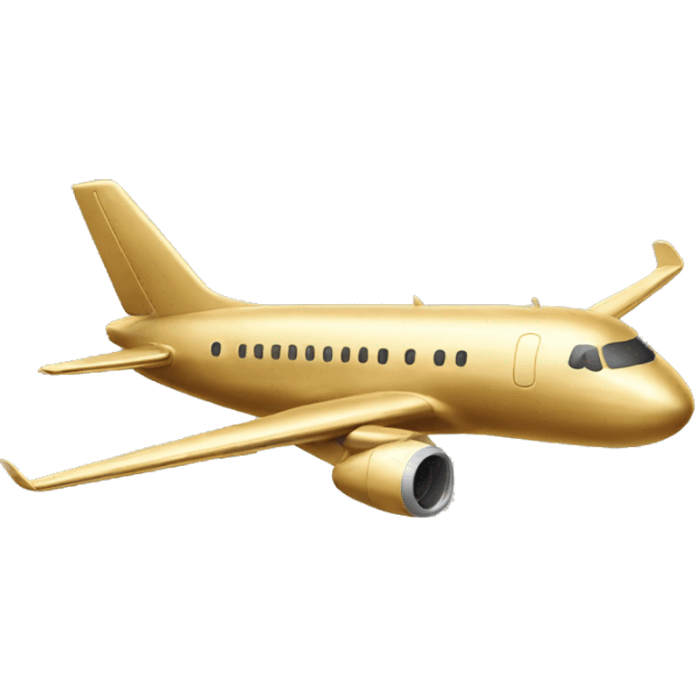 The golden plane emoji