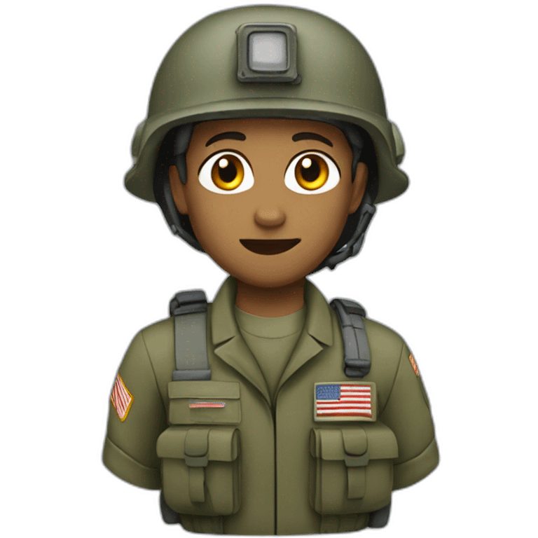 Military rescuer emoji