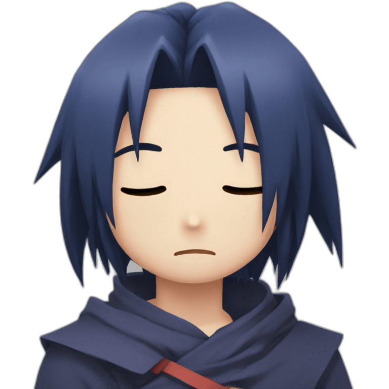 Sasuke Uchiha crying emoji