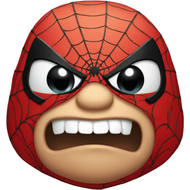 Fat spider man emoji