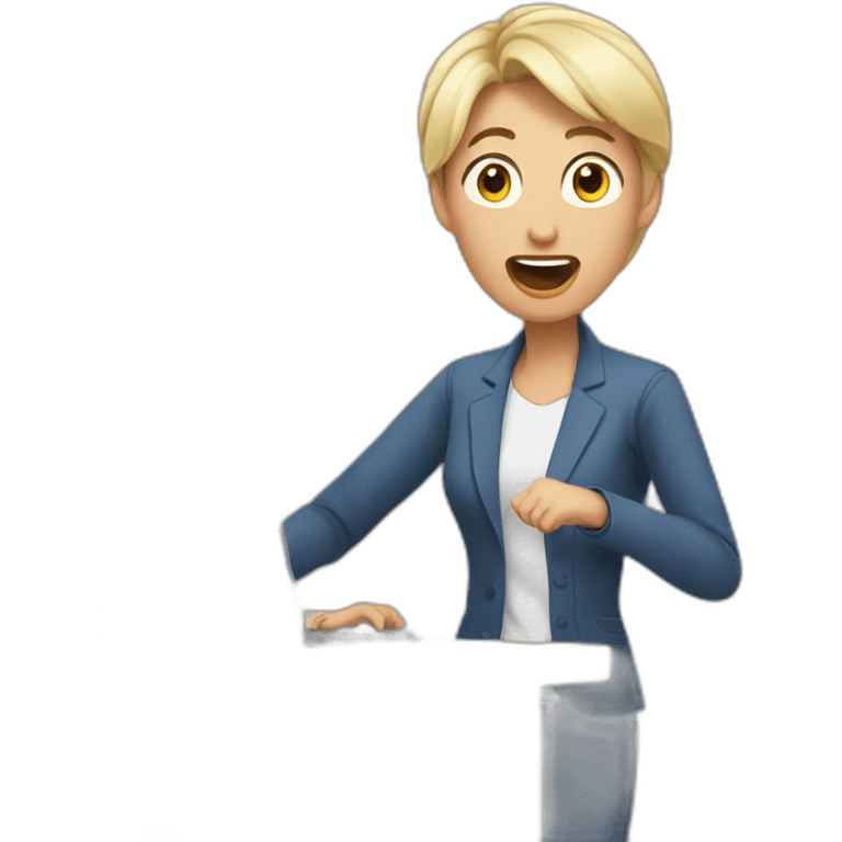 ellen-yelling-at-employee emoji