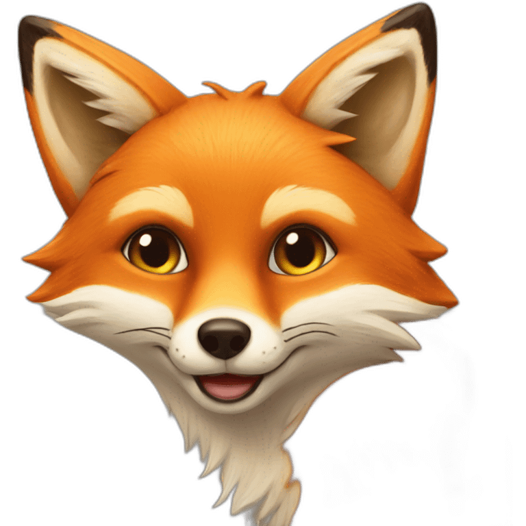 Love you fox emoji