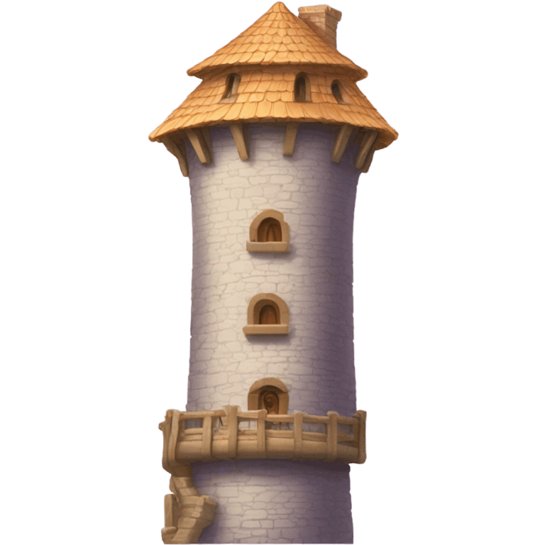 Disney repunzel tower  emoji