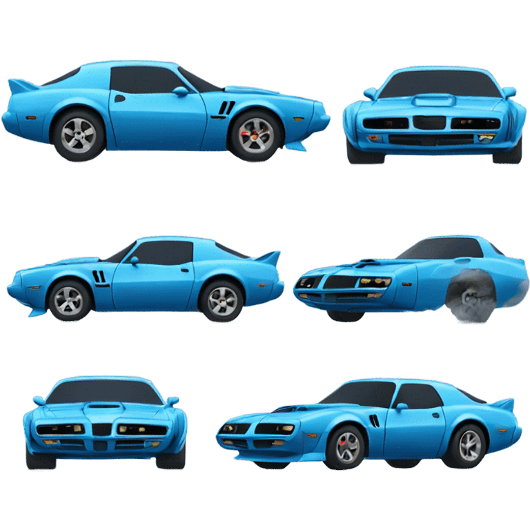 Blue trans am side emoji