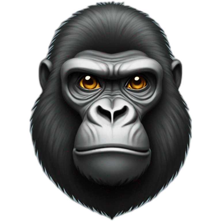 Cool gorilla emoji