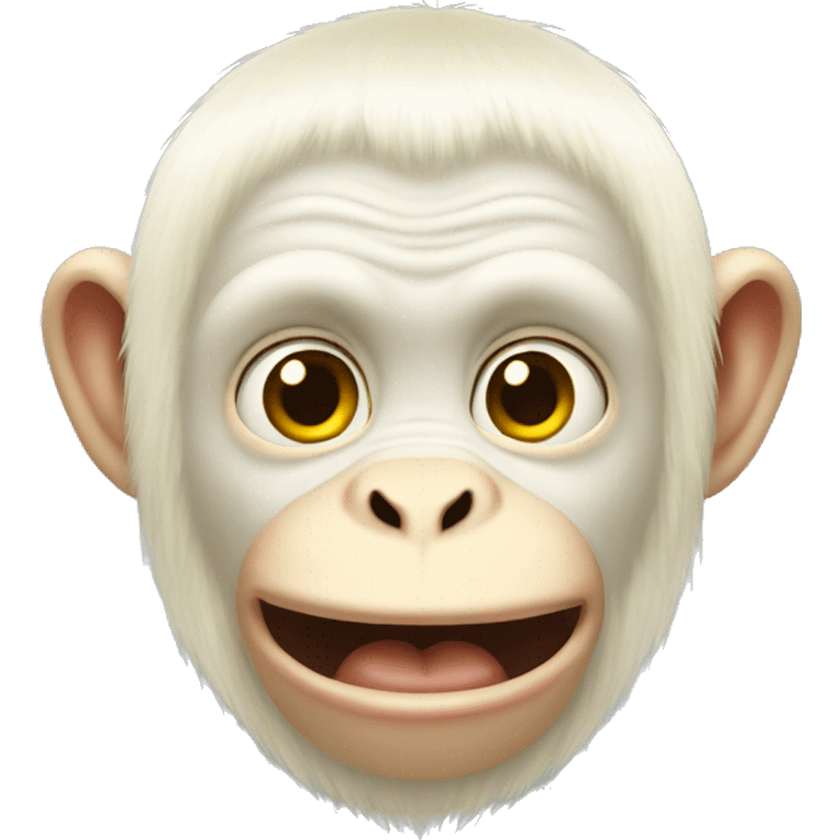 yellow albino monkey emoji