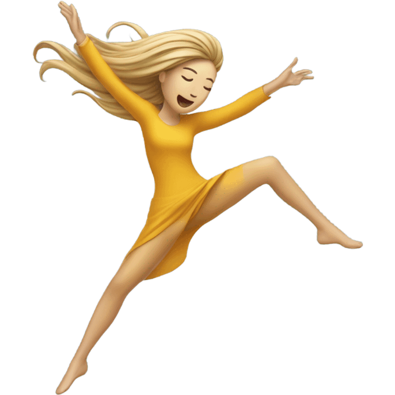 Fabulously falling emoji