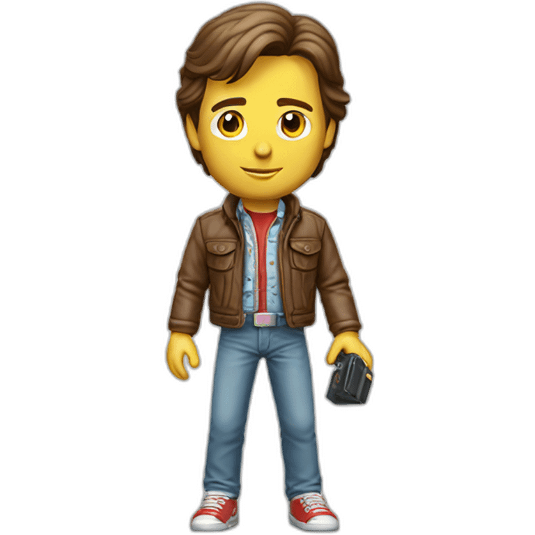 Marty McFly en 1985 emoji