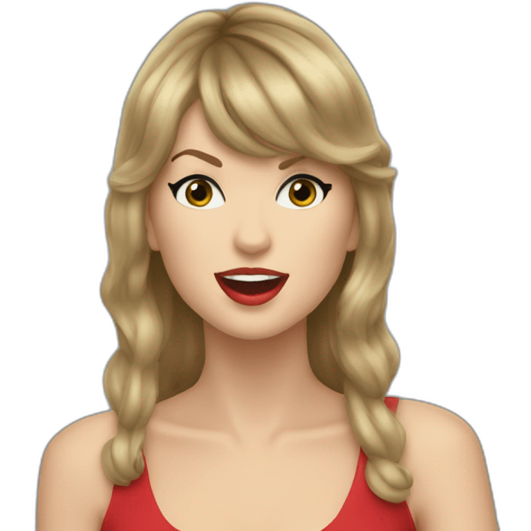 taylor swift singing emoji