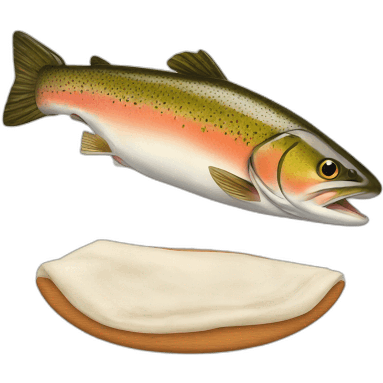 cooked trout emoji