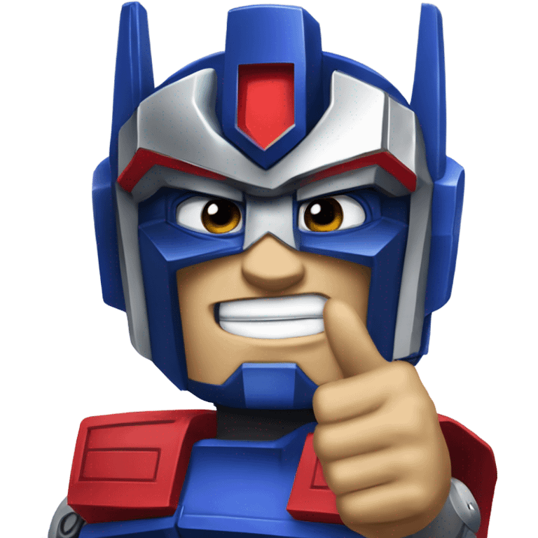 Optimus Prime thumbs up emoji