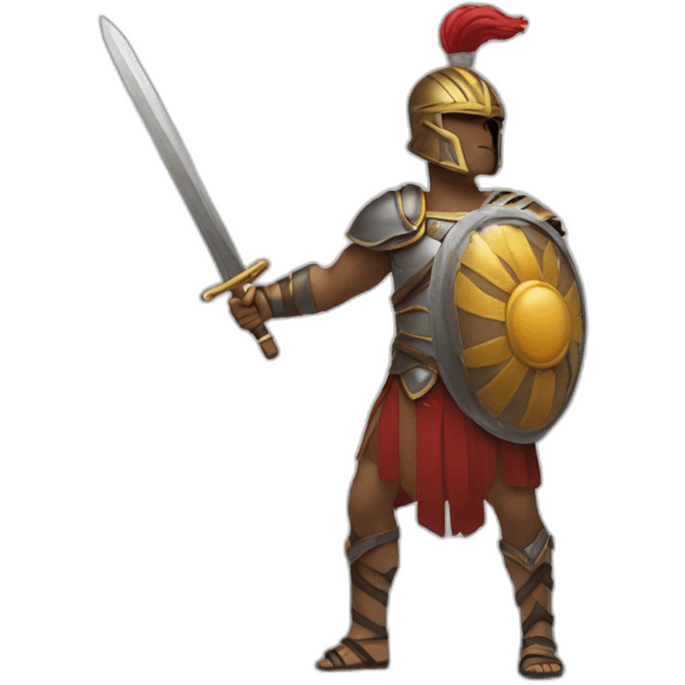 gladiator with a balloon sword emoji