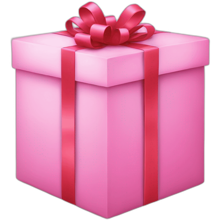 Gift pink emoji