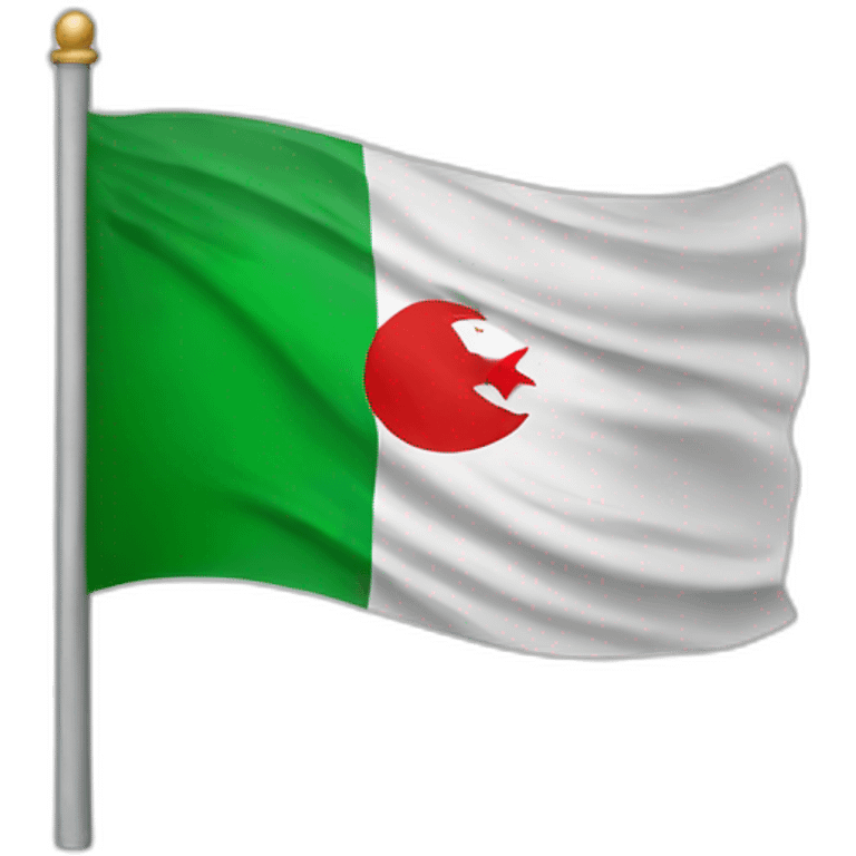 apple company logo with Algeria flag emoji