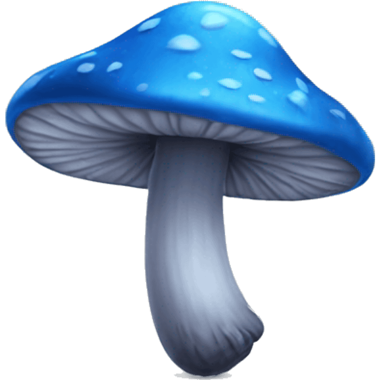 blue mushroom emoji