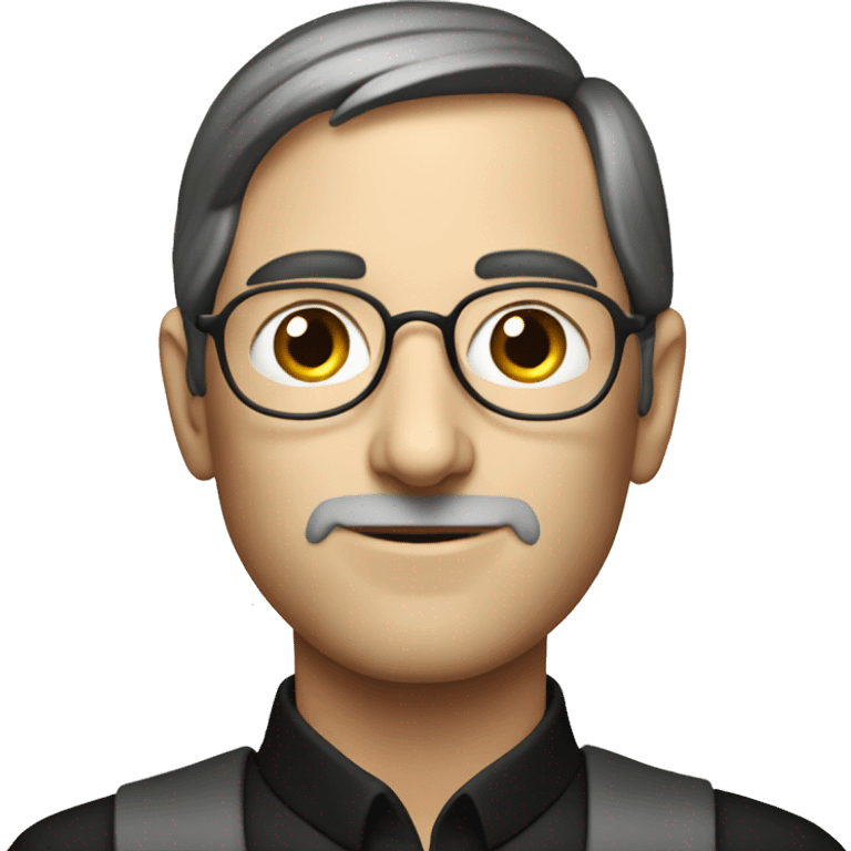 young Steve jobs drawn emoji