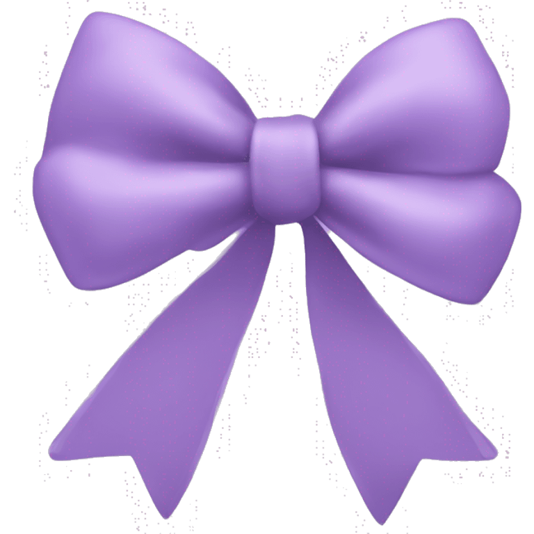 Light purple bow on light purple bow emoji