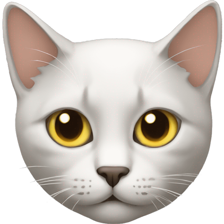 Gato comprimentando emoji