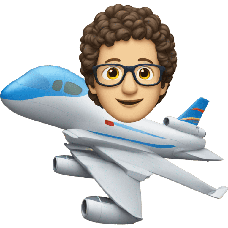 andy samberg on a jet emoji