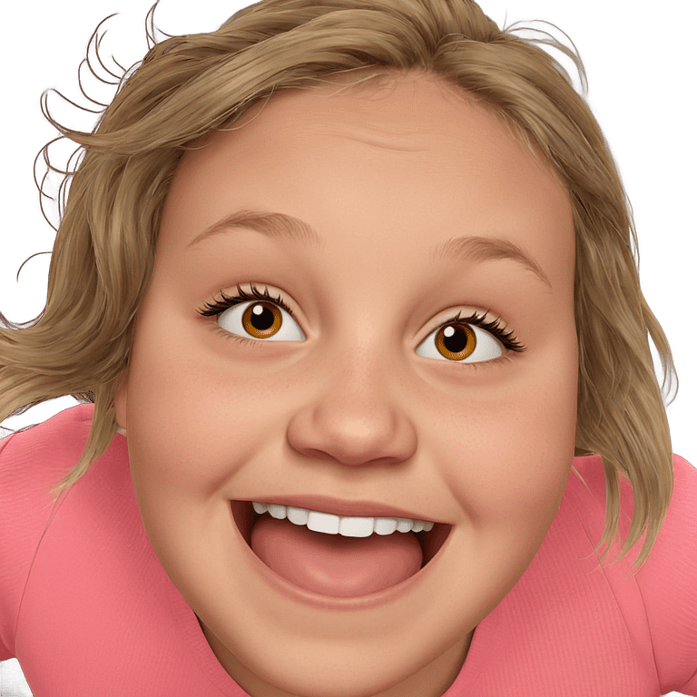 realistic portrait of girl emoji