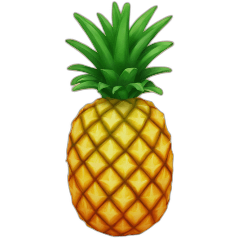 Orange pineapple emoji