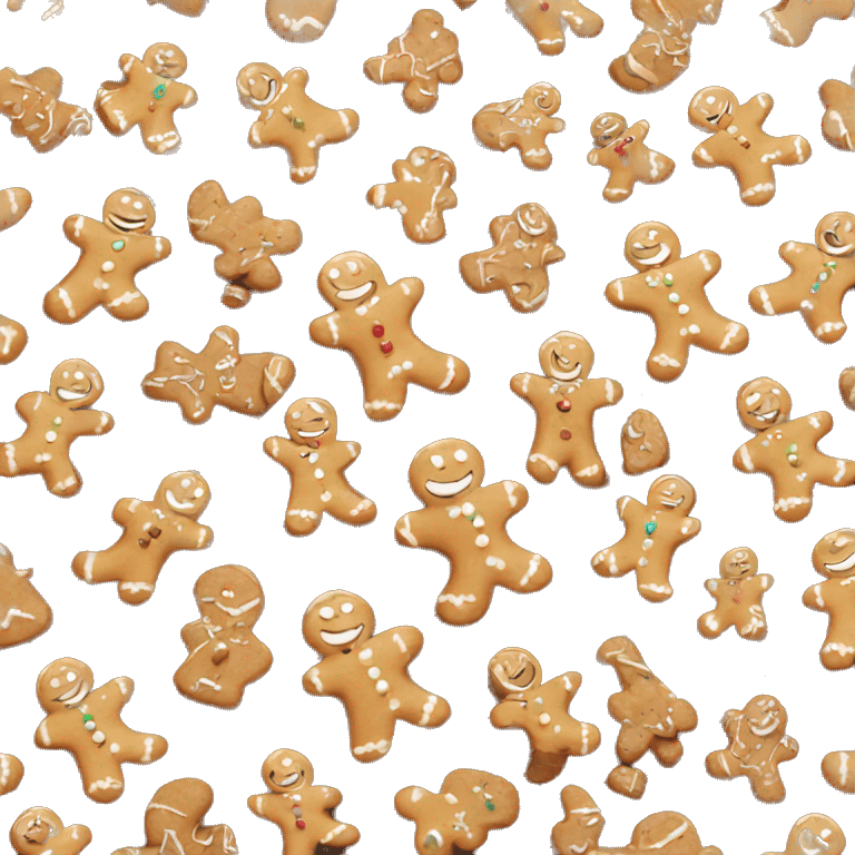 Gingerbread man emoji