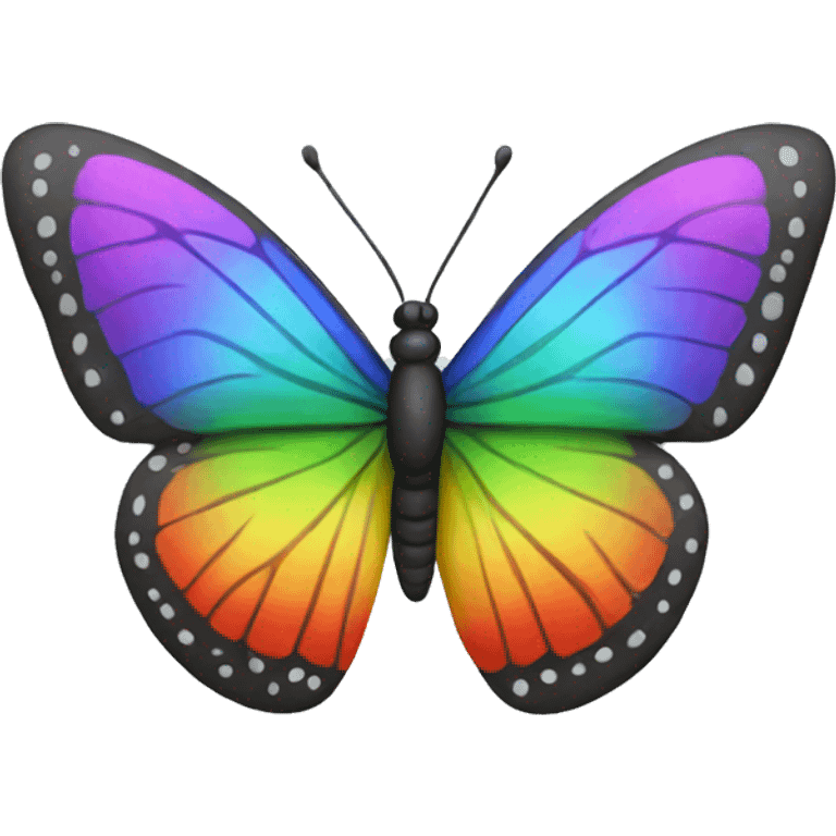 Rainbow butterfly  emoji