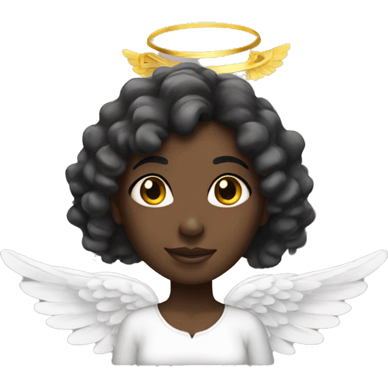 Black Girl angel emoji