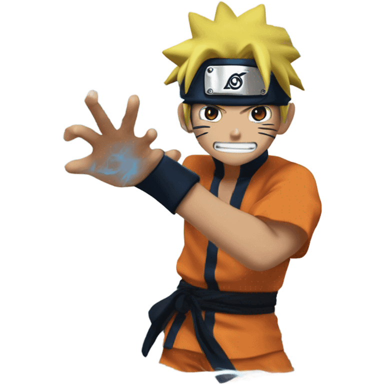 Naruto making rasengan  emoji