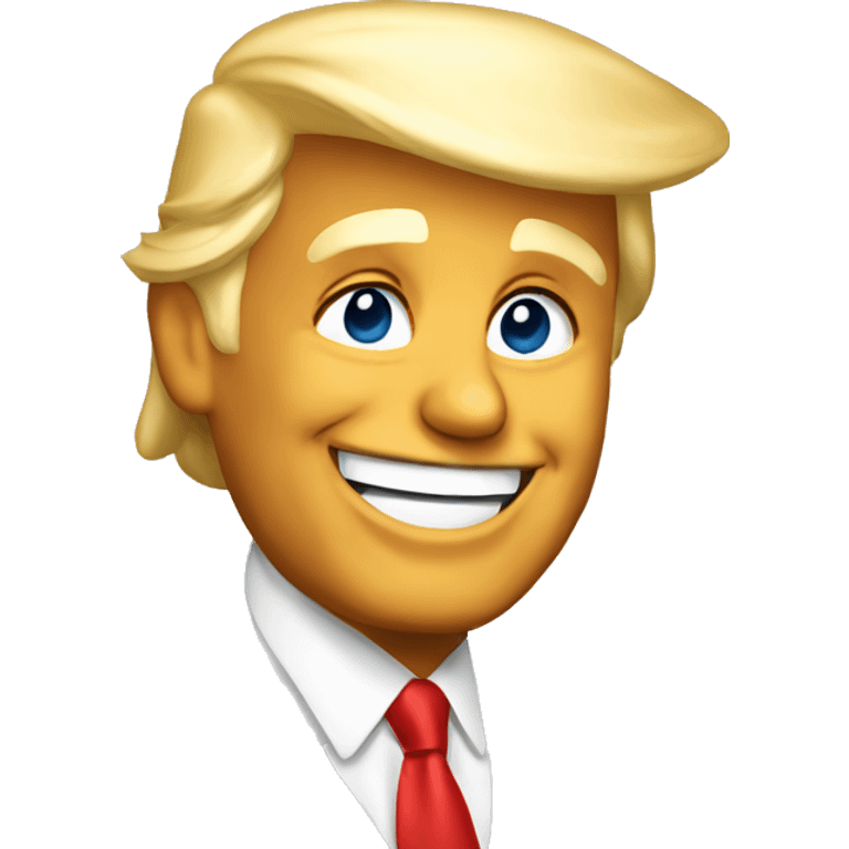 Donald trump pointing and laughing emoji