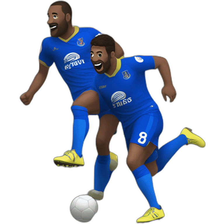 Portsmouth football club beating Southampton football club emoji