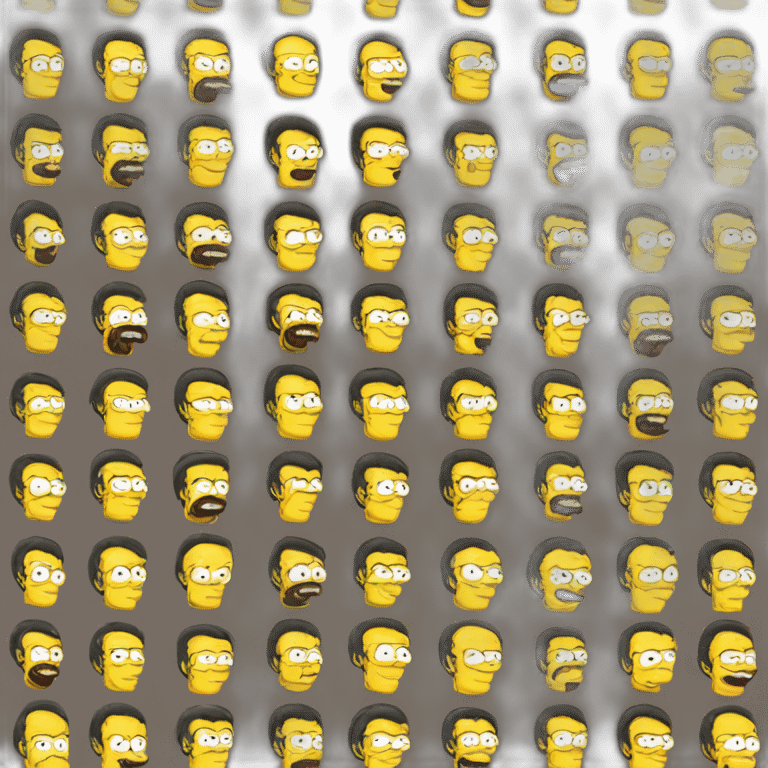 homer simpsons hair emoji