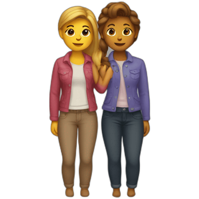 lesbian love emoji