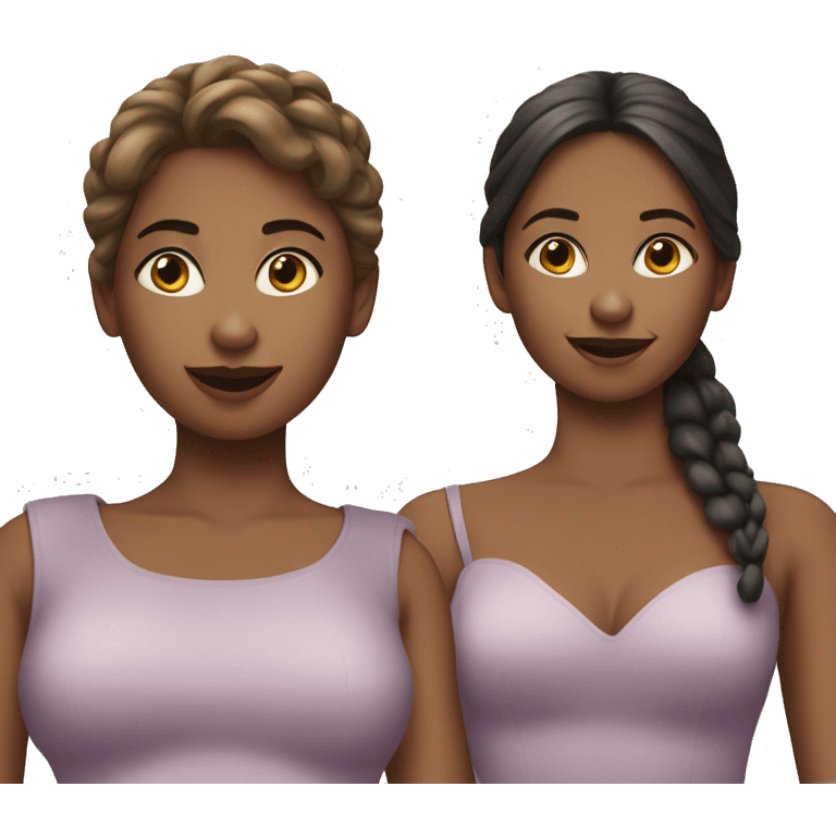 4 filles qui font un da emoji