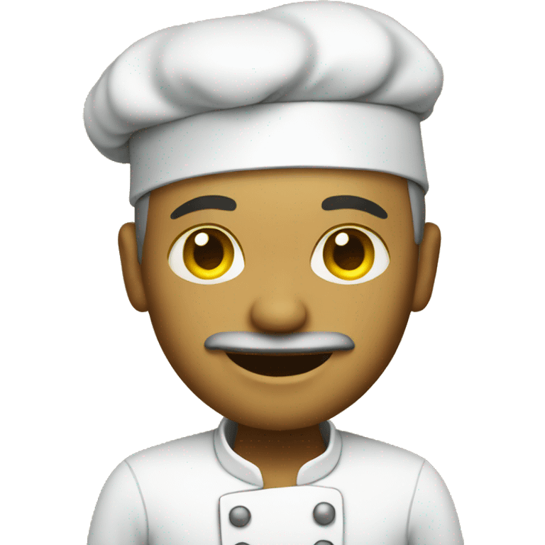 Chef, yellow skin,  emoji