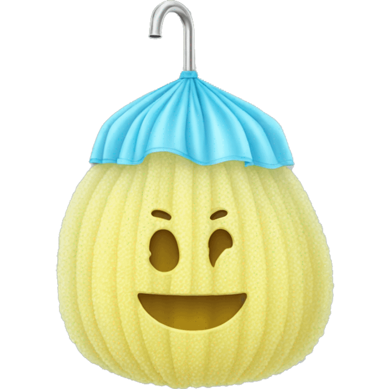 shower loofah emoji