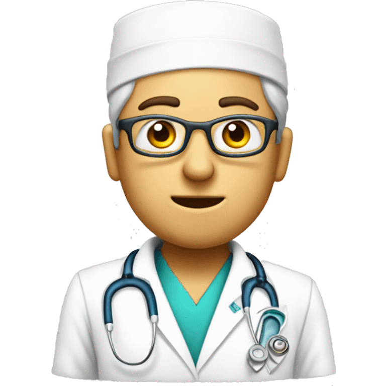 szpont with boxes of medikinet in a doctor suit,  emoji