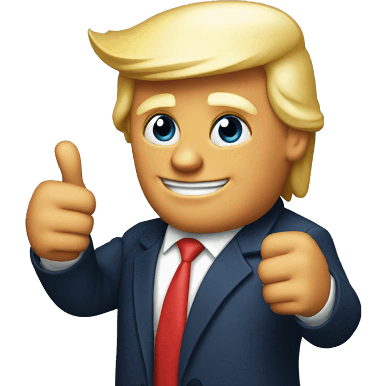 Donald trump thumbs up emoji