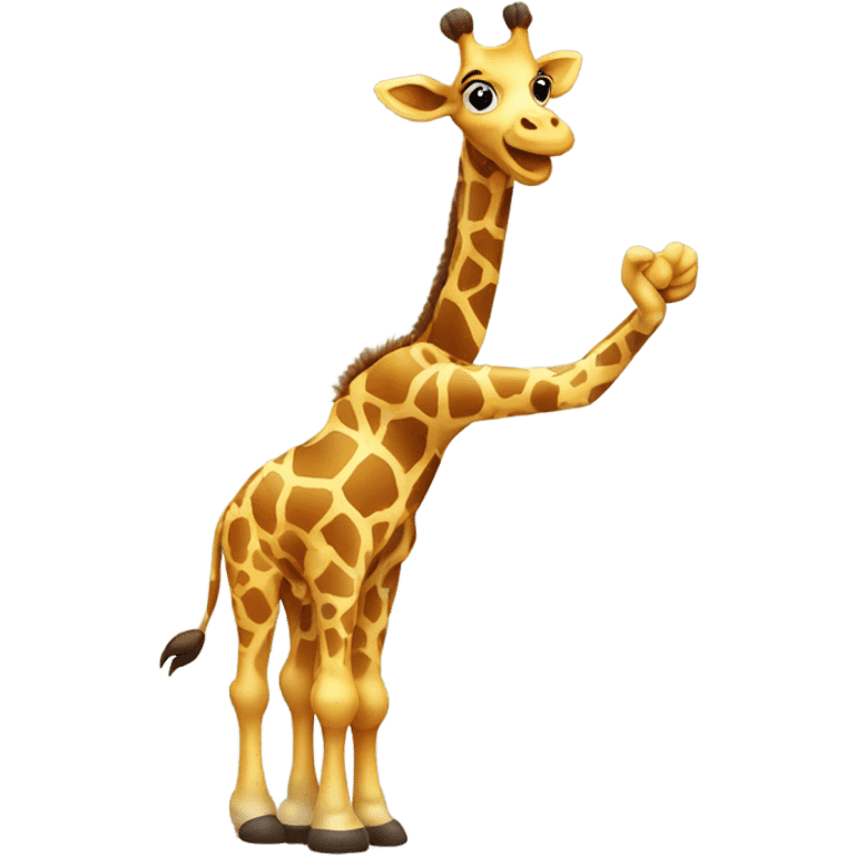 Giraffe giving thumbs up  emoji